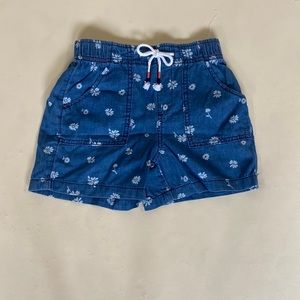 Girls woven shorts